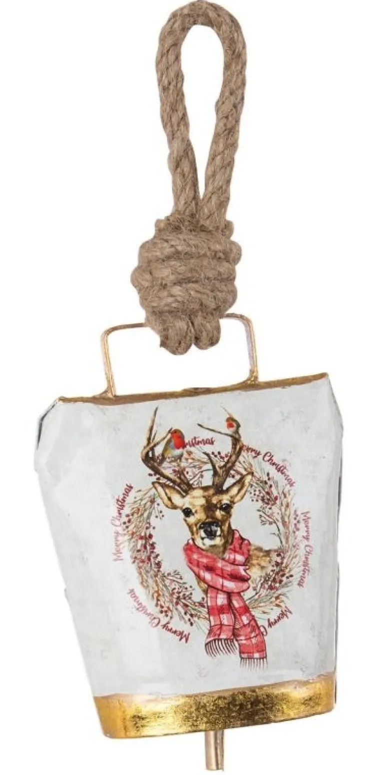 PENDAGLIO WENDI CAMPANA RENNA BIANCO