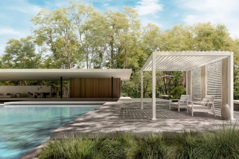 PERGOLA OCEAN 3X3 BIANCO