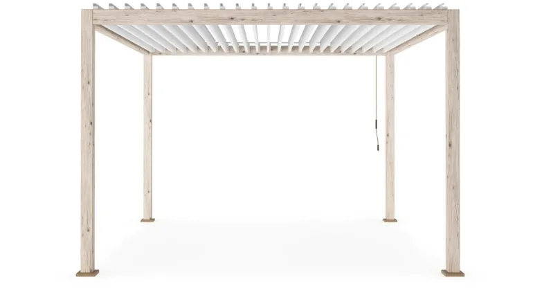 PERGOLA OCEAN 3.6X3.6 RUSTIC-BIANCO
