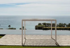 PERGOLA OCEAN 3.6X3.6 RUSTIC-BIANCO