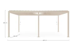 PERGOLA OCEAN 3.6X6 SETA