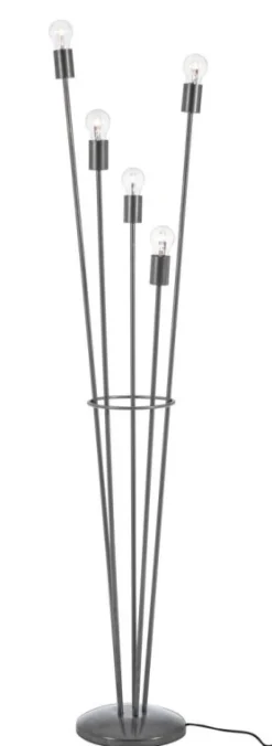 PIANTANA FIACCOLA 5LUCI ARGENTO H155