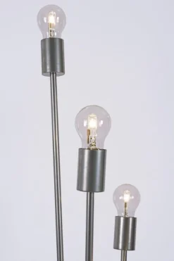 PIANTANA FIACCOLA 5LUCI ARGENTO H155