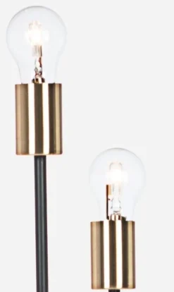 PIANTANA FIACCOLA 5LUCI NERO H155