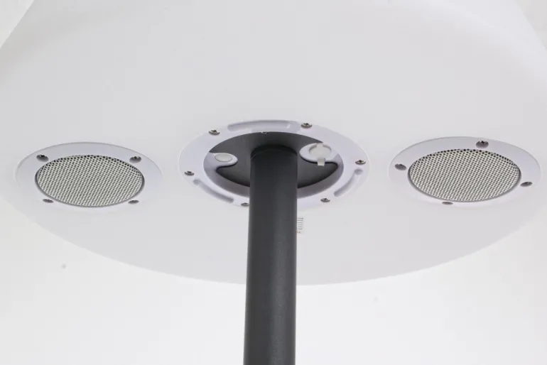 PIANTANA LED SPEAKER IN PLASTICA - SOLAR