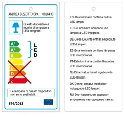 PIANTANA LED TREPPIEDE BAMBOO H109