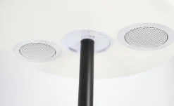 PIANTANA SOLAR LED SPEAKER PE NERO H150