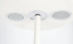 PIANTANA SOLAR LED SPEAKER PE BIANC H150