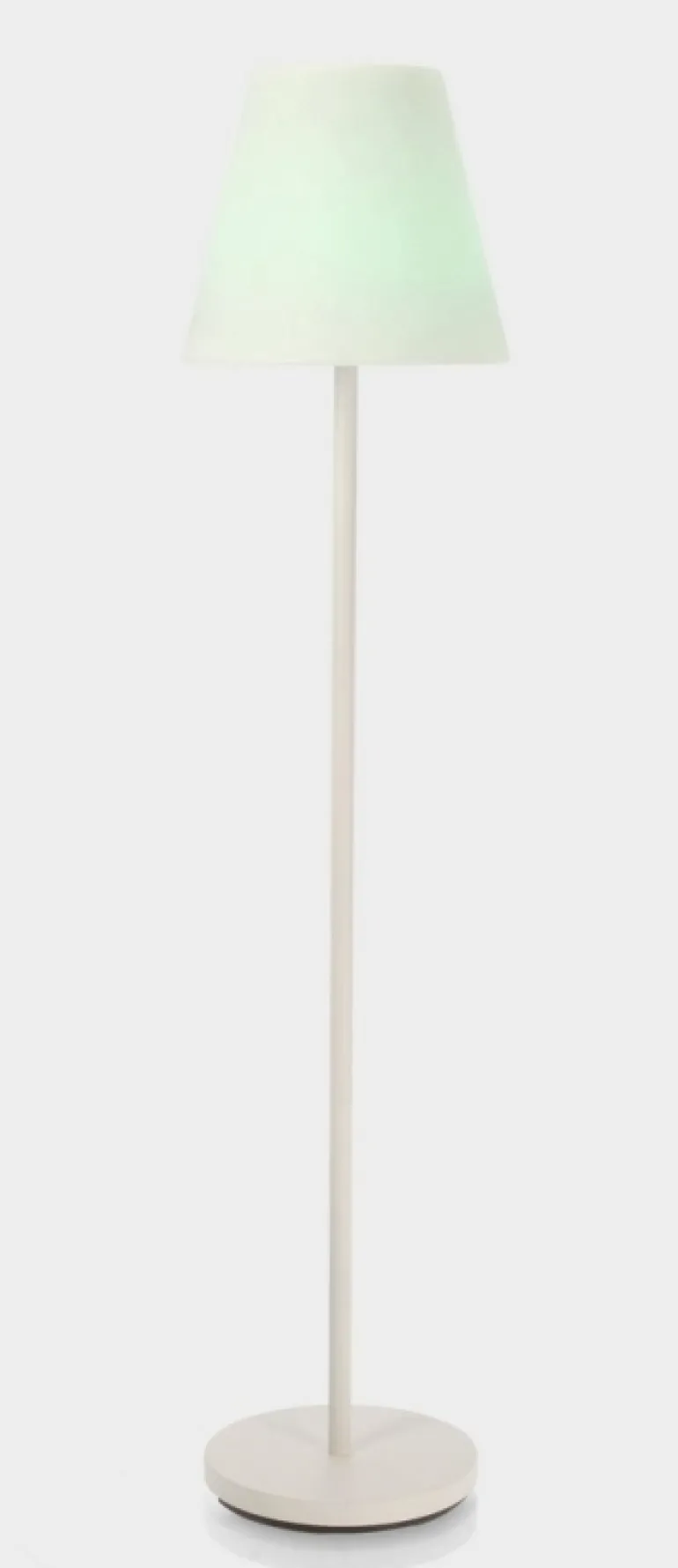 PIANTANA SOLAR LED SPEAKER PE BIANC H150