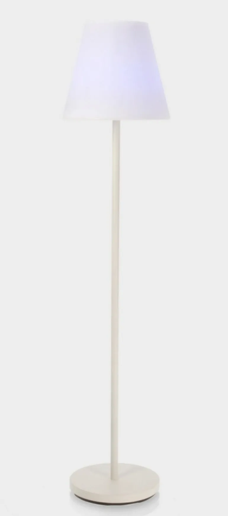 PIANTANA SOLAR LED SPEAKER PE BIANC H150