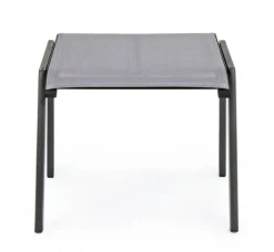 POGGIAPIEDI IN ALLUMINIO IMPILABILE ANTRACITE GK52 - CRUISE