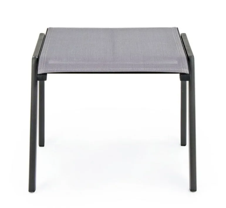 POGGIAPIEDI IN ALLUMINIO IMPILABILE ANTRACITE GK52 - CRUISE