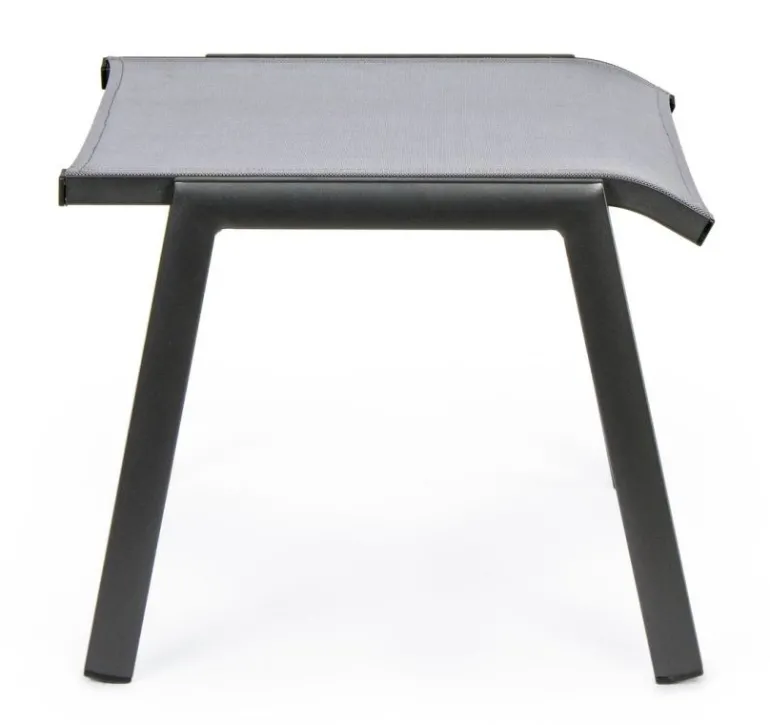 POGGIAPIEDI IN ALLUMINIO IMPILABILE ANTRACITE GK52 - CRUISE