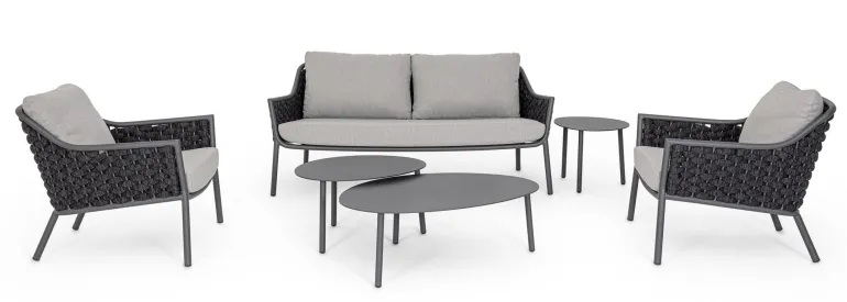 POLTRONA ANTRACITE QS22/GRAPHITE - EVERLY