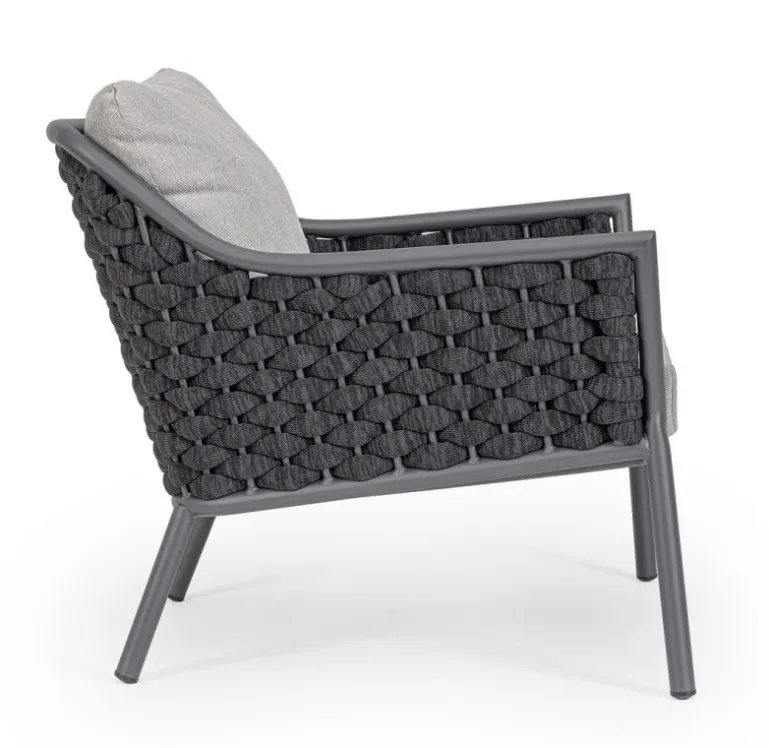 POLTRONA ANTRACITE QS22/GRAPHITE - EVERLY