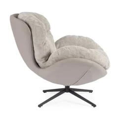 POLTRONA ADINDA GRIGIO SCURO/TORTORA