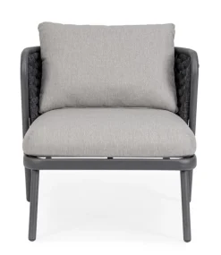 POLTRONA ANTRACITE QS22/GRAPHITE - HARLOW