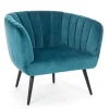POLTRONA BLU PAVONE - AVRIL