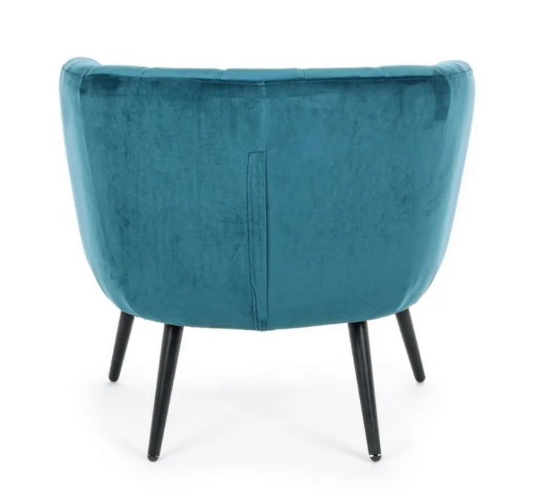 POLTRONA BLU PAVONE - AVRIL
