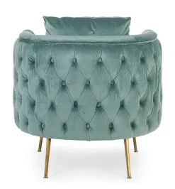 POLTRONA BLU TURCHESE - TENBURY