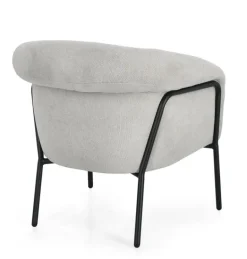 POLTRONA CAMILA GRIGIO CHIARO