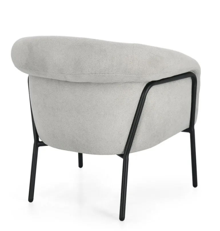 POLTRONA CAMILA GRIGIO CHIARO