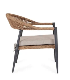 POLTRONA C-BR C-C JANDIA ANTRAC/NATURAL