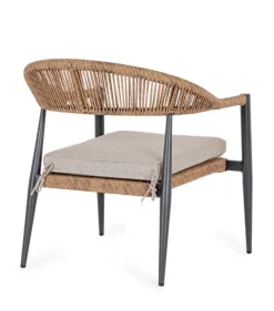 POLTRONA C-BR C-C JANDIA ANTRAC/NATURAL