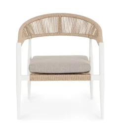 POLTRONA C-BR C-C JANDIA BIANCO/BEIGE