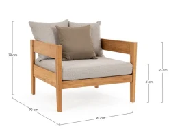 POLTRONA C-C KOBO NATURAL - FSC