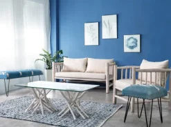 POLTRONA CON CUSCINO IN TEAK - SAHEL