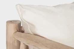 POLTRONA CON CUSCINO IN TEAK - SAHEL