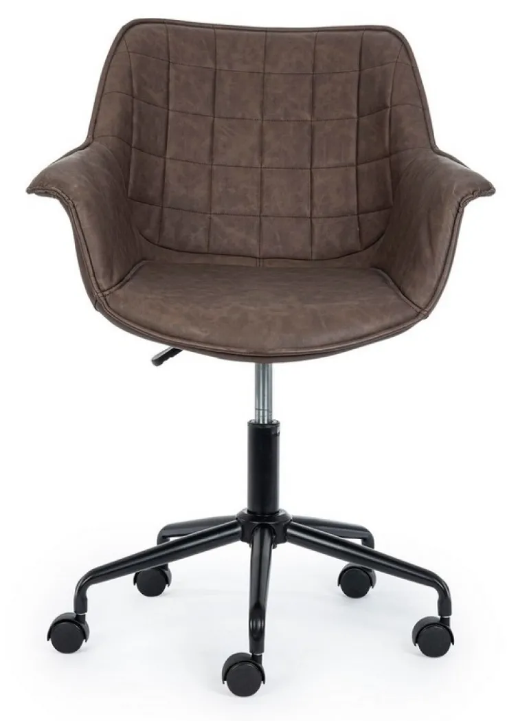 POLTRONA DA UFFICIO MARRONE - JOSHUA