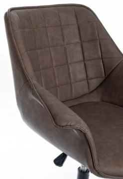 POLTRONA DA UFFICIO MARRONE - JOSHUA