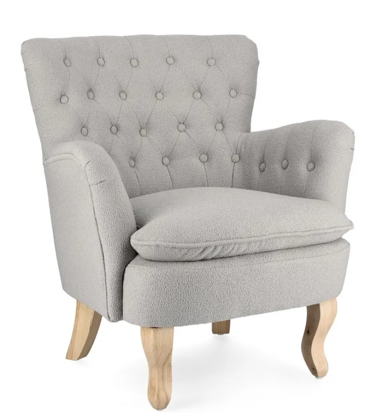 POLTRONA EFFETTO BOUCLE' CLOUD - ORLINS