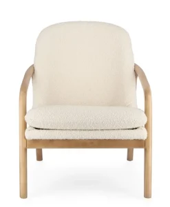 POLTRONA EFFETTO BOUCLE' PURE - ELAIDE