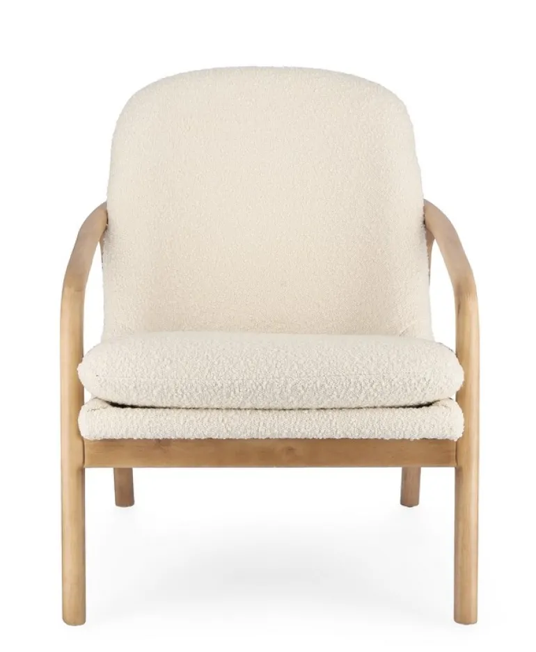 POLTRONA EFFETTO BOUCLE' PURE - ELAIDE