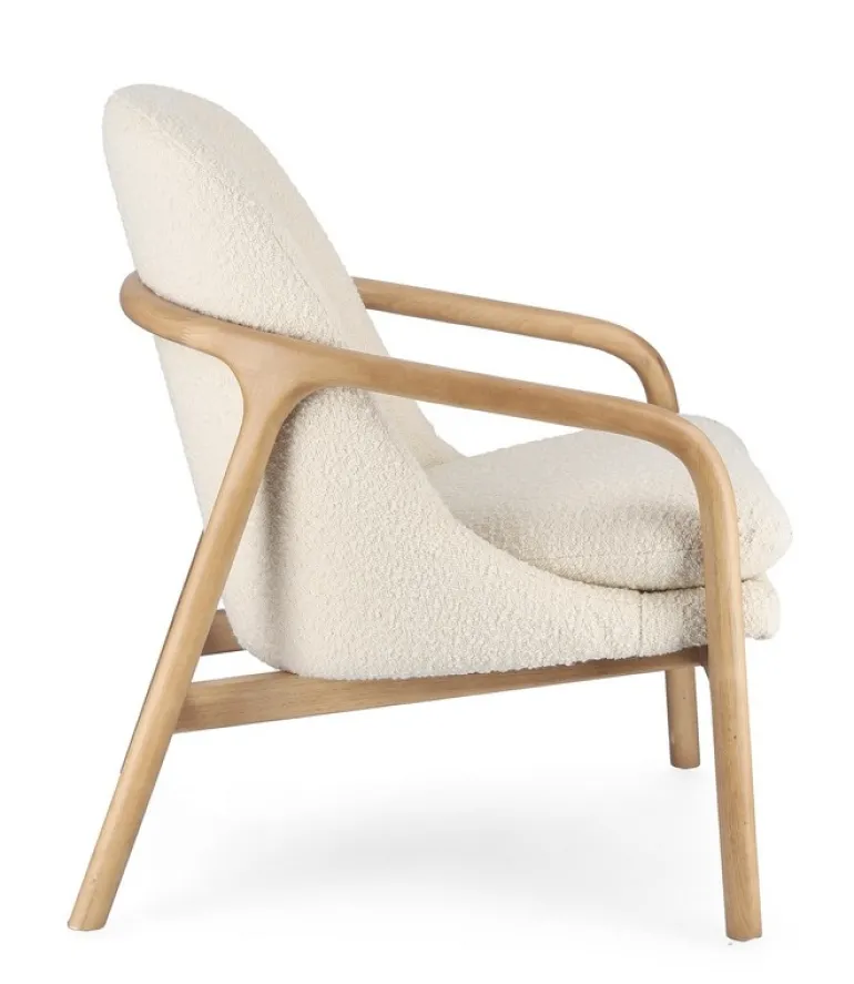 POLTRONA EFFETTO BOUCLE' PURE - ELAIDE