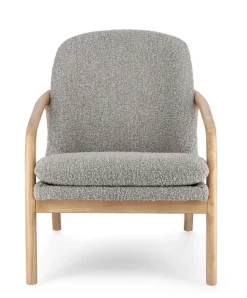 POLTRONA EFFETTO BOUCLE' STONE - ELAIDE