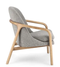 POLTRONA EFFETTO BOUCLE' STONE - ELAIDE