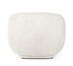 POLTRONA EFFETTO BOUCLE' NATURALE - TECLA