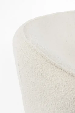 POLTRONA EFFETTO BOUCLE' BIANCO - AVRIL