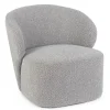 POLTRONA EFFETTO BUCLE' GRIGIO - BABILA