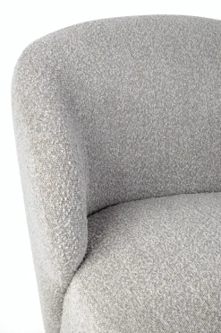 POLTRONA EFFETTO BUCLE' GRIGIO - BABILA