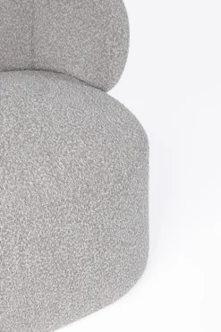 POLTRONA EFFETTO BUCLE' GRIGIO - BABILA