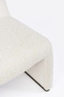 POLTRONA EFFETTO BUCLE' NATURALE - BASSILLA