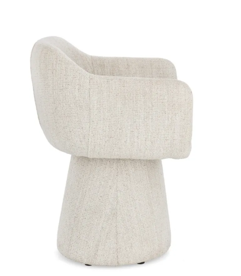 POLTRONA GIREVOLE COLOR GHIACCIO - LOTTIE