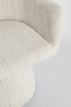 POLTRONA GIREVOLE COLOR GHIACCIO - LOTTIE