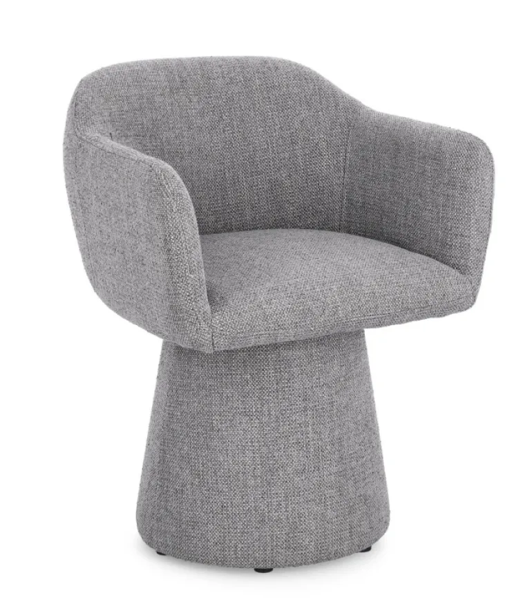 POLTRONA GIREVOLE GRIGIO SCURO - LOTTIE