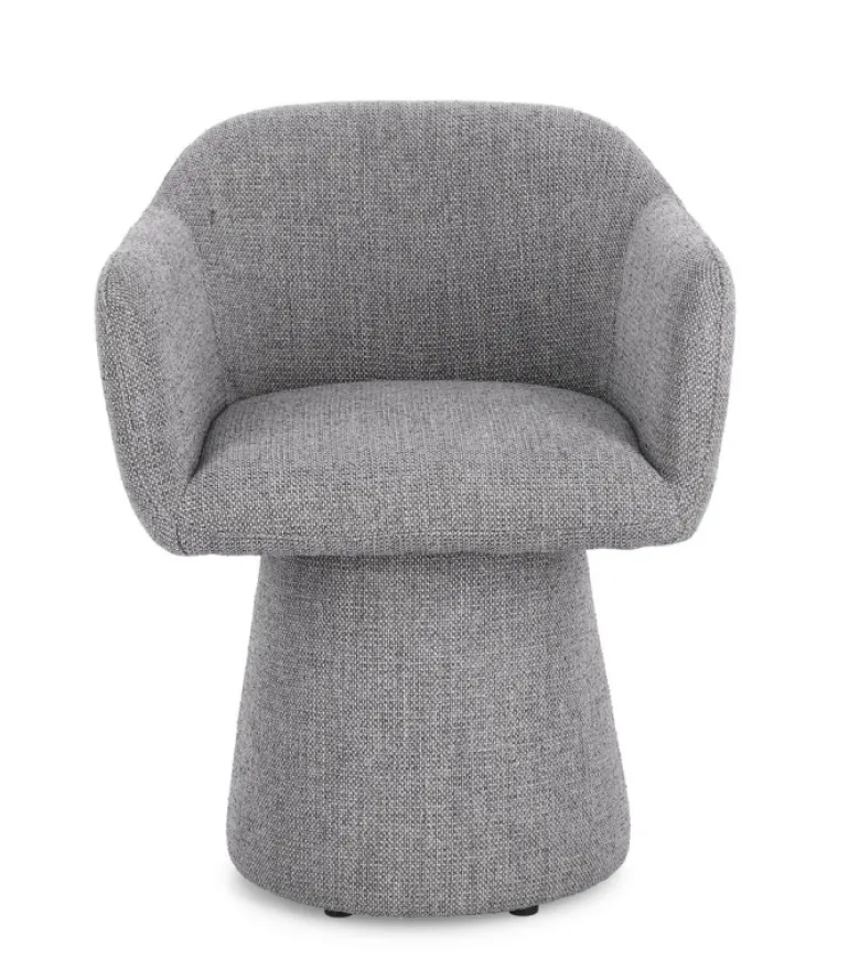 POLTRONA GIREVOLE GRIGIO SCURO - LOTTIE